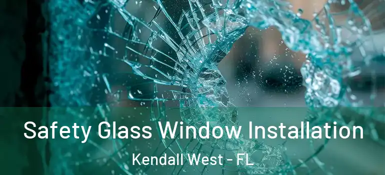  Safety Glass Window Installation Kendall West - FL
